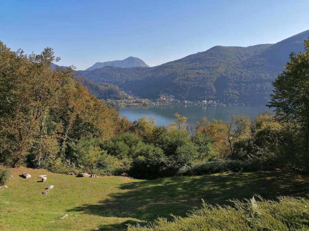 La Finestra Sul Lago Bed & Breakfast Brusimpiano Exterior photo